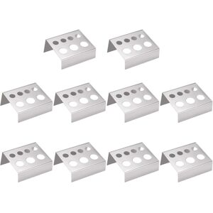 Tlily Tattoo Ink Cup Holder,10Pcs 7 Holes Stainless Steel Tattoo Pigment Ink Cup Holde Tlily Tattoo Ink Cup Holder,10Pcs 7 Holes Stainless Steel Tattoo Pigment Ink Cup Holde