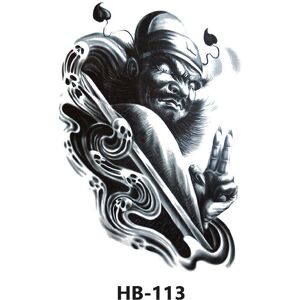 Unbranded (HB-113, 210 * 148mm) Spot Cross-Border New Half Arm Tattoo Stickers With Black Unbranded (HB-113, 210 * 148mm) Spot Cross-Border New Half Arm Tattoo Stickers With Black