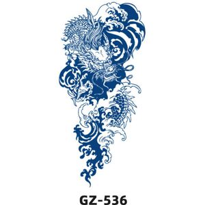 nobrand (GZ-536, 180X110mm) Juice Tattoo Stickers, Herbal Plant Semi Permanent Flower Ar nobrand (GZ-536, 180X110mm) Juice Tattoo Stickers, Herbal Plant Semi Permanent Flower Ar