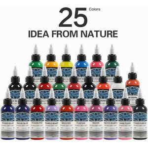 Unbranded 25pcs set 25 Colors Tattoo Ink Set Professional Tattoo Pigment Set Long Lasting Unbranded 25pcs set 25 Colors Tattoo Ink Set Professional Tattoo Pigment Set Long Lasting