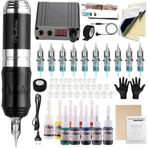 STIGMA Rotary Tattoo Kit with 10 Cartridges & Digital Display — Lining & Shading STIGMA Rotary Tattoo Kit with 10 Cartridges & Digital Display — Lining & Shading