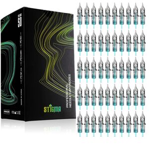 STIGMA 50Pcs Tattoo Cartridges Needles Disposable Mixed #12 Standard Round Liner STIGMA 50Pcs Tattoo Cartridges Needles Disposable Mixed #12 Standard Round Liner