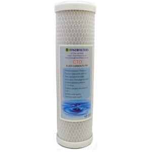 FINERFILTERS FF-10in-CTO-5MIC Coconut Carbon Block Water Filter 10in x 2.5in, 5 Micron for Dr FINERFILTERS FF-10in-CTO-5MIC Coconut Carbon Block Water Filter 10in x 2.5in, 5 Micron for Dr