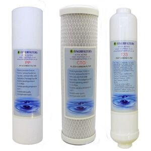 FINERFILTERS FF-RO-REPL-D4 4-Stage 10in Drop-In RO Replacement Filter Pack (5µm Sediment, CTO FINERFILTERS FF-RO-REPL-D4 4-Stage 10in Drop-In RO Replacement Filter Pack (5µm Sediment, CTO