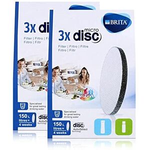 MicroDisc Water Filter Pack of 3, Suitable for Brita fill&go Water Filter MicroDisc Water Filter Pack of 3, Suitable for Brita fill&go Water Filter