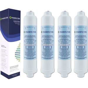FINERFILTERS 4 x Rangemaster Fridge Compatible Water Filter Cartridge, fits SXS Series Fridge FINERFILTERS 4 x Rangemaster Fridge Compatible Water Filter Cartridge, fits SXS Series Fridge