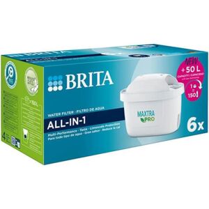 MAXTRA PRO All-in-1 Water Filter Cartridge 6 Pk - BRITA refill reducing im MAXTRA PRO All-in-1 Water Filter Cartridge 6 Pk - BRITA refill reducing im