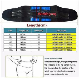 Unbranded (6XL) 5xl 6xl Lumbar Support Waist Belt Health Therapy Back Brace Spine Posture Unbranded (6XL) 5xl 6xl Lumbar Support Waist Belt Health Therapy Back Brace Spine Posture