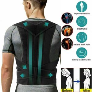 Unbranded (XXL) NEOPRENE POSTURE CORRECTOR BAD BACK LUMBAR SHOULDER SUPPORT BELT BRACE NEW Unbranded (XXL) NEOPRENE POSTURE CORRECTOR BAD BACK LUMBAR SHOULDER SUPPORT BELT BRACE NEW