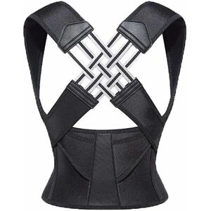 Unbranded Posture Corrector Back Brace for Men - Breathable, Adjustable Support to Prevent Unbranded Posture Corrector Back Brace for Men - Breathable, Adjustable Support to Prevent