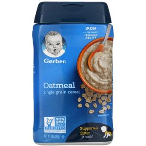Gerber Oatmeal Cereal, Single Grain, 8 oz (227 g) Gerber Oatmeal Cereal, Single Grain, 8 oz (227 g)