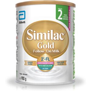 Similac Gold Follow on Milk Palm Oil Free Stage 2 6Mths+ 900g Similac Gold Follow on Milk Palm Oil Free Stage 2 6Mths+ 900g