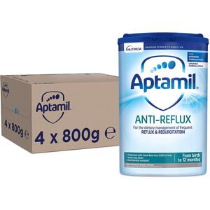 Aptamil Anti-Reflux Baby Milk Powder Formula, from Birth, 800g (Pack of 4) Aptamil Anti-Reflux Baby Milk Powder Formula, from Birth, 800g (Pack of 4)