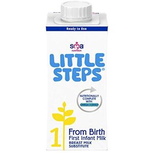 SMA LITTLE STEPS First Infant Milk From Birth, Ready-to-Drink 200ml, with DHA, Iron, SMA LITTLE STEPS First Infant Milk From Birth, Ready-to-Drink 200ml, with DHA, Iron,