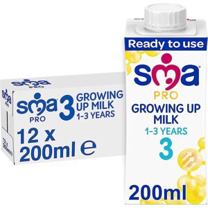 SMA PRO Growing-Up Baby Milk, 1-3 Years, Ready to Drink Liquid Formula 200 ml (P SMA PRO Growing-Up Baby Milk, 1-3 Years, Ready to Drink Liquid Formula 200 ml (P