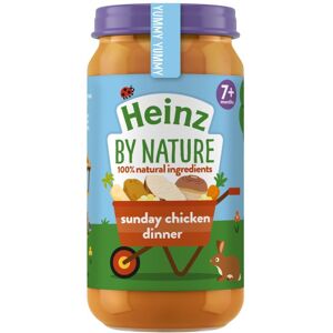 Heinz By Nature Sunday Chicken Dinner Jar7+Months200g ( pack of 6 ) Heinz By Nature Sunday Chicken Dinner Jar7+Months200g ( pack of 6 )