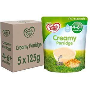 Cow & Gate Creamy Porridge Baby Food Cereal, 4-6+ Months, 125g (Pack of 5) Cow & Gate Creamy Porridge Baby Food Cereal, 4-6+ Months, 125g (Pack of 5)