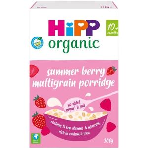 Hipp Organic Summer Berry Multigrain Porridge Baby Cereal 10+ Months (4X 200g) Hipp Organic Summer Berry Multigrain Porridge Baby Cereal 10+ Months (4X 200g)