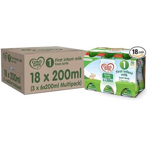Cow & Gate 1 First Infant Baby Milk Ready to Use Liquid Formula, from Birth, 200 Cow & Gate 1 First Infant Baby Milk Ready to Use Liquid Formula, from Birth, 200