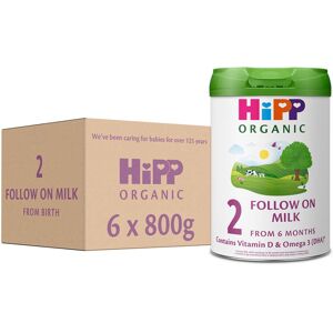 HiPP Organic 2 Follow On Baby Milk Powder Formula, from 6 Months, 800g (Pack of HiPP Organic 2 Follow On Baby Milk Powder Formula, from 6 Months, 800g (Pack of