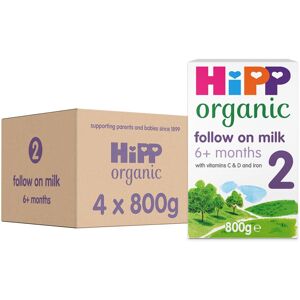 HiPP Organic 2 Follow on Baby Milk Powder Formula, From 6 Months, 800g (Pack of HiPP Organic 2 Follow on Baby Milk Powder Formula, From 6 Months, 800g (Pack of