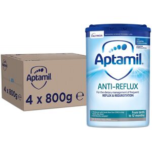 Aptamil Anti-Reflux Baby Milk Powder Formula, from Birth, 800g (Pack of 4) Aptamil Anti-Reflux Baby Milk Powder Formula, from Birth, 800g (Pack of 4)