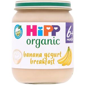 HiPP Organic Banana Yogurt Breakfast Baby Food Jar 6+ Months (6 x 125g) HiPP Organic Banana Yogurt Breakfast Baby Food Jar 6+ Months (6 x 125g)