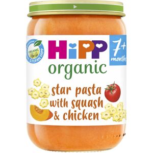 HiPP Organic Star pasta with Squash & Chicken Baby Food Jar 7+ Months (6 x190g) HiPP Organic Star pasta with Squash & Chicken Baby Food Jar 7+ Months (6 x190g)