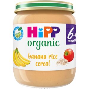 HiPP Organic Banana Rice Cereal Baby Food Jar 6+ Months (6 x 125g) HiPP Organic Banana Rice Cereal Baby Food Jar 6+ Months (6 x 125g)