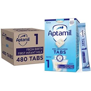 Aptamil 1 First Baby Milk Formula Pre-Measured Tabs, From Birth, 120 Tabs (Pack Aptamil 1 First Baby Milk Formula Pre-Measured Tabs, From Birth, 120 Tabs (Pack