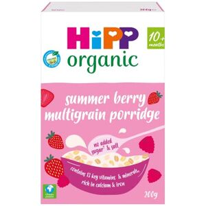 HiPP Organic Summer Berry Multigrain Porridge Baby Cereal 10+ Months (4X 200g) HiPP Organic Summer Berry Multigrain Porridge Baby Cereal 10+ Months (4X 200g)