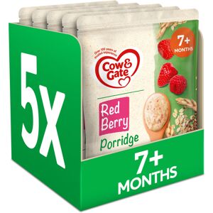 Cow & Gate Red Berry Wholegrain Porridge Baby Food Cereal, 7+ Months, 200g (Pack Cow & Gate Red Berry Wholegrain Porridge Baby Food Cereal, 7+ Months, 200g (Pack