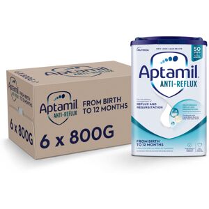 Aptamil Anti-Reflux Baby Milk Powder Formula, from Birth, 800g (Pack of 4) Aptamil Anti-Reflux Baby Milk Powder Formula, from Birth, 800g (Pack of 4)