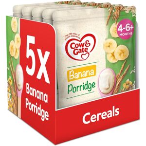 Cow & Gate Cow Gate Banana Porridge Baby Food Cereal 46 Months 125g Pack of 5 Cow & Gate Cow Gate Banana Porridge Baby Food Cereal 46 Months 125g Pack of 5
