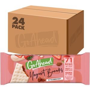 Go Ahead Yogurt Breaks Strawberry Biscuits Twin Pack, Creamy Yogurt Coated Snack Go Ahead Yogurt Breaks Strawberry Biscuits Twin Pack, Creamy Yogurt Coated Snack