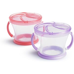 Munchkin 2 Piece Snack Catchers Toddler Snack Box & Baby Weaning Pot Holder Munchkin 2 Piece Snack Catchers Toddler Snack Box & Baby Weaning Pot Holder
