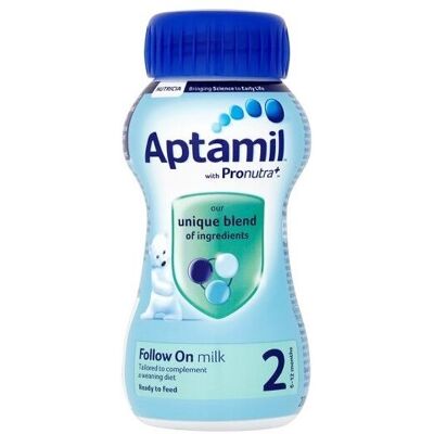 Aptamil Pronutra+ 2 Follow On Milk 6-12 Months 200ml Aptamil Pronutra+ 2 Follow On Milk 6-12 Months 200ml