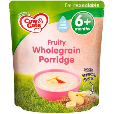 Cow & Gate Fruity Porridge Baby Cereal 125g Cow & Gate Fruity Porridge Baby Cereal 125g