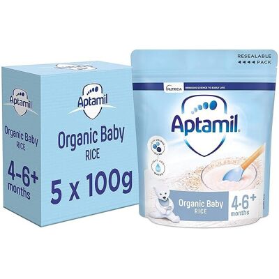 Aptamil - Rice Cereal - 4-6+ Months - 100g - Baby cereal Aptamil - Rice Cereal - 4-6+ Months - 100g - Baby cereal