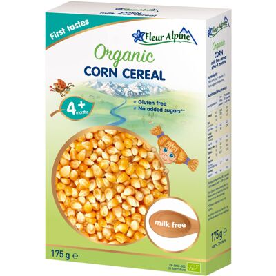 FLEUR ALPINE Organic Corn Baby Cereal Dairy Free Baby Porridge for Delicio FLEUR ALPINE Organic Corn Baby Cereal Dairy Free Baby Porridge for Delicio