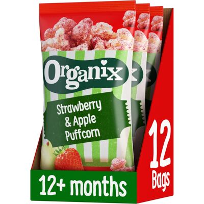 Organix Strawberry Apple Puffcorn Organic Toddler Snack Finger Food 12 Mon Organix Strawberry Apple Puffcorn Organic Toddler Snack Finger Food 12 Mon