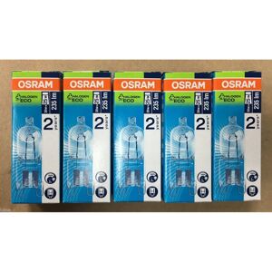 5 X OSRAM HALOGEN 20W = 25W G9 CAPSULES PUSH FIT LOOP PIN 5 X OSRAM HALOGEN 20W = 25W G9 CAPSULES PUSH FIT LOOP PIN