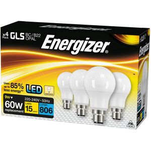 Energizer Energizer S14056 LED B22 Opal GLS Non-Dimmable Bulb - LED Bulb Energizer Energizer S14056 LED B22 Opal GLS Non-Dimmable Bulb - LED Bulb