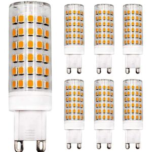 Visit-the-ZHENMING-Store G9 Dimmable LED Bulb 9W Equivalent 80W Halogen Bulb Warm White 3000K,220V-240V, Visit-the-ZHENMING-Store G9 Dimmable LED Bulb 9W Equivalent 80W Halogen Bulb Warm White 3000K,220V-240V,