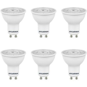 6 x Sylvania 0027445 RefLED Wide Beam LED GU10 Lamps 3000K - 4.2 Watt 6 x Sylvania 0027445 RefLED Wide Beam LED GU10 Lamps 3000K - 4.2 Watt