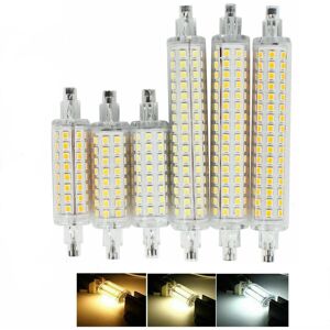 Ranpo (118mm-Warm White) Dimmable R7s LED COB SMD Corn Light Bulb Glass Tube Ceramic L Ranpo (118mm-Warm White) Dimmable R7s LED COB SMD Corn Light Bulb Glass Tube Ceramic L