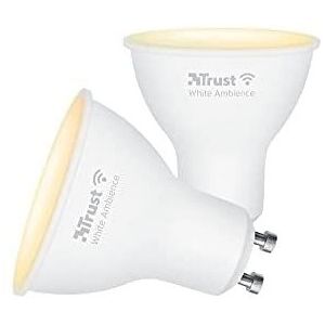 Trust WiFi GU10 Smart Bulb, Dimmable Spot, Works with Alexa and Google Home, No Trust WiFi GU10 Smart Bulb, Dimmable Spot, Works with Alexa and Google Home, No