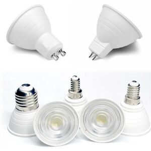 ERANPO (MR16, Cool White) 5Pcs Dimmable COB Spot Light LED Bulb GU10 MR16 GU5.3 B15 B22 ERANPO (MR16, Cool White) 5Pcs Dimmable COB Spot Light LED Bulb GU10 MR16 GU5.3 B15 B22