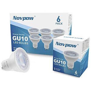 Novpow GU10 LED Light Bulbs, 6W 450LM Warm White 3000K Track Spotlight Bulb AC 2 Novpow GU10 LED Light Bulbs, 6W 450LM Warm White 3000K Track Spotlight Bulb AC 2