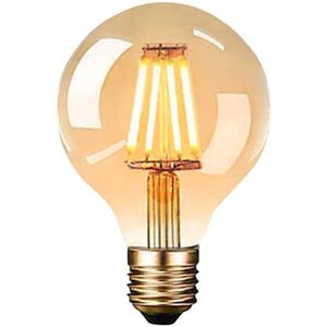 Extrastar UK ExtraStar 6W LED Filament Ball Bulb E27, 80 x 120mm, 2200K Extrastar UK ExtraStar 6W LED Filament Ball Bulb E27, 80 x 120mm, 2200K